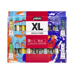 Pébéo Studio XL Fine Oil – olajfesték készlet 20 × 20 ml + ecset