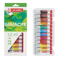 Kvašové farby Talens ArtCreation - sada 12 x 12 ml