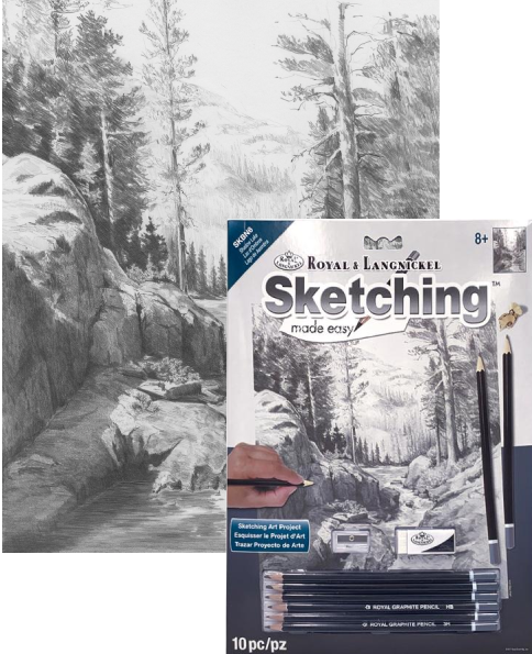 Set da disegno Royal & Langnickel con motivo - Fiume