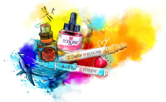Pennarello ad acquerello Talens Ecoline Duotip