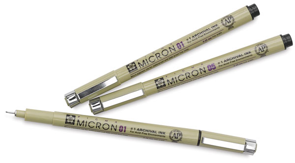 Sakura Pigma Micron® penna tecnica nera 08 in blister