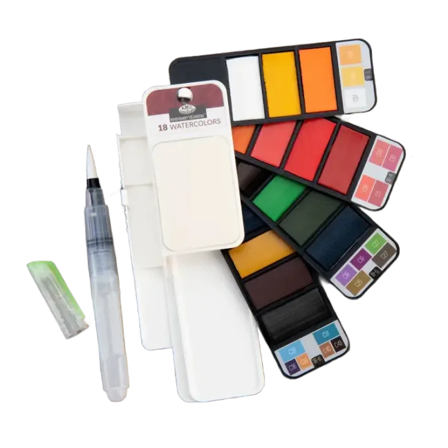Royal Langnickel FlipKit utazó akvarellfestékek - 19 db