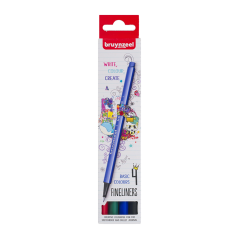 Bruynzeel Fineliners set flomastera 6kom - Light