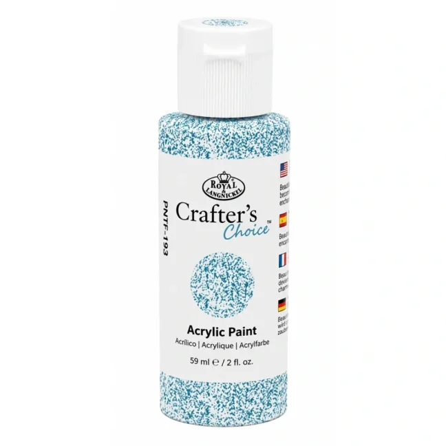 Akril festék glitteres Crafter's Choice Royal Langnickel - 59 ml - Royal Langnickel Crafter's Choice - válasszon árnyalatot: 208 - Gleaming Aeruginous
