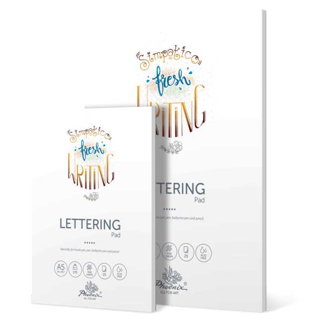 PHOENIX Lettering blok 170 g - izberite velikost