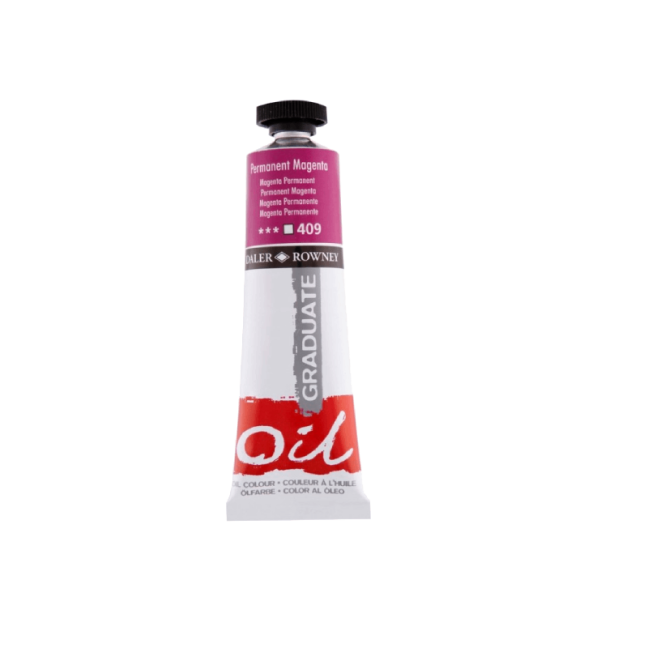Colori a olio D&R Graduate 38ml - scegli la tonalità - D&R Graduate 38 ml - scegli la tonalità: 409 - Permanent Magenta