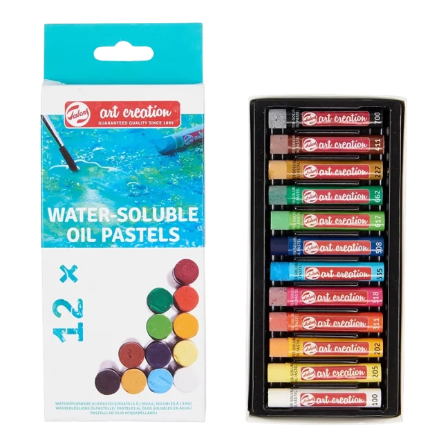 Pastelli a olio solubili in acqua ArtCreation - set da 12 pezzi