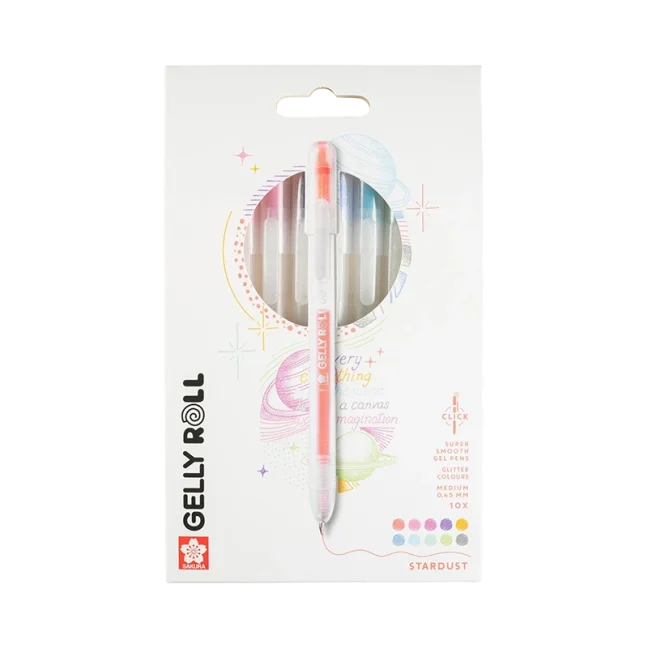 Sakura Gelly Roll Stardust penne gel glitter – 10 pz