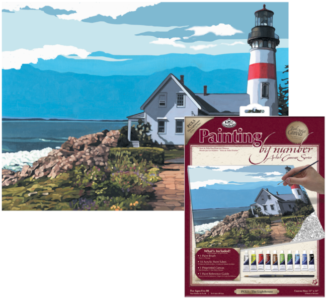 R&L Pictură după numere pe pânză – The Lighthouse