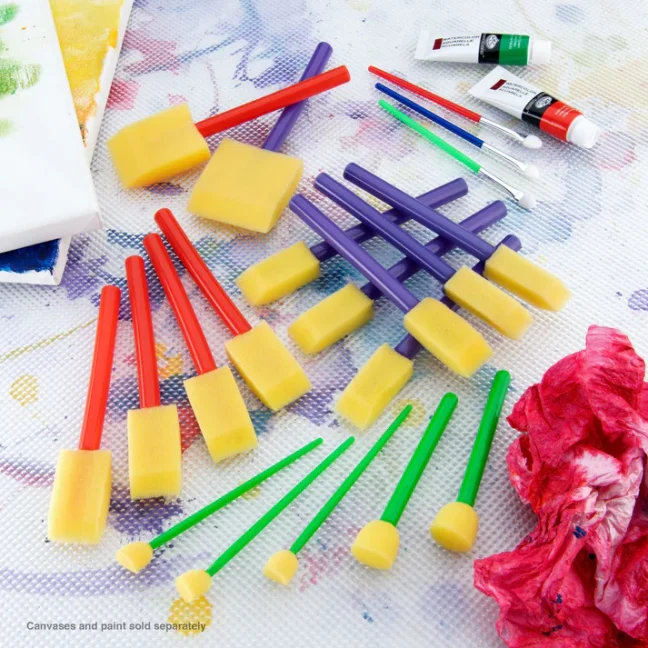 Pennelli con spugna Royal & Langnickel - set 25 pezzi