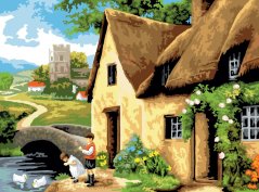 R&L Pittura con i numeri – Cottage by the River
