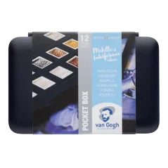 Van Gogh Akvarelová sada kalíšků 12ks - Metallic