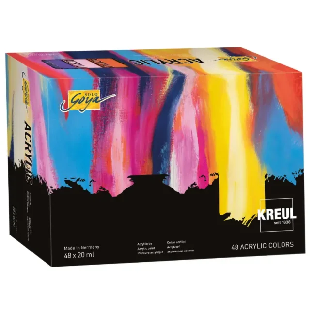 KREUL Set di colori acrilici SOLO GOYA – 48 x 20 ml