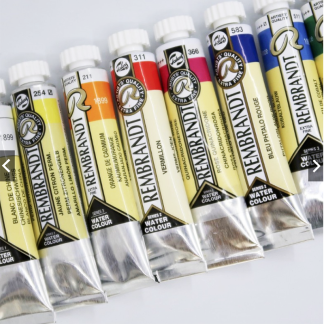 Colori ad acquerello Rembrandt tubo 10 ml