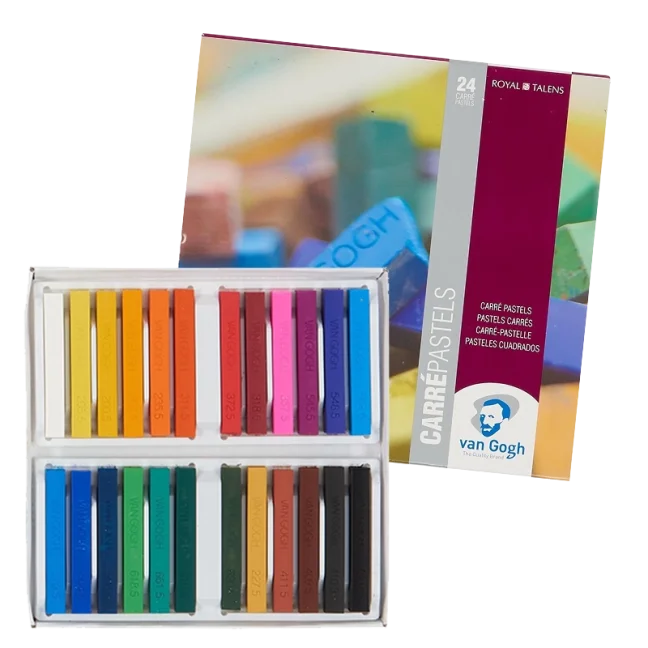 Van Gogh carré pasztellek – készlet 24 pasztell