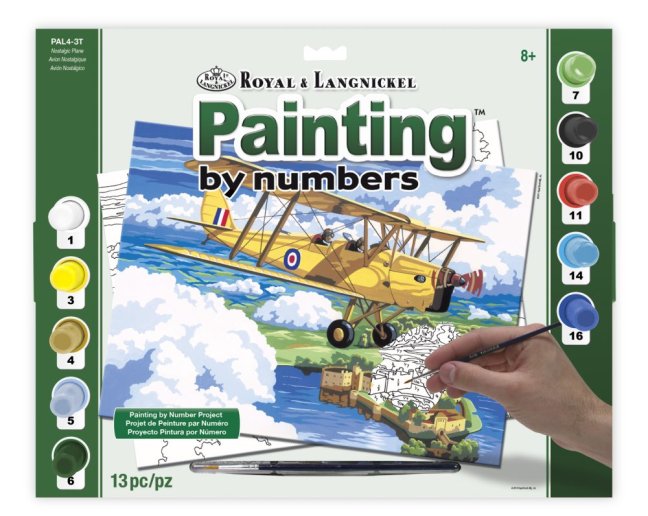 R&L Pittura con i numeri – Nostalgic Plane