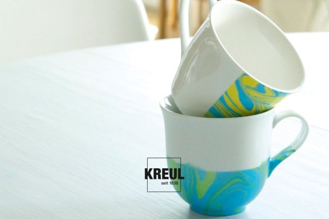 KREUL Set per marmorizzazione – Magic Marble – 6 x 20 ml