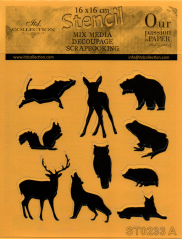 Folijska šablona - ŽIVOTINJE