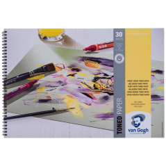 Carta colorata Van Gogh - Verde bosco - A3, 120g, 30 fogli