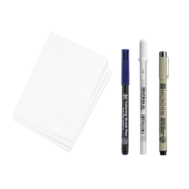 Sakura kreativni set - Great Wave of Kanagawa