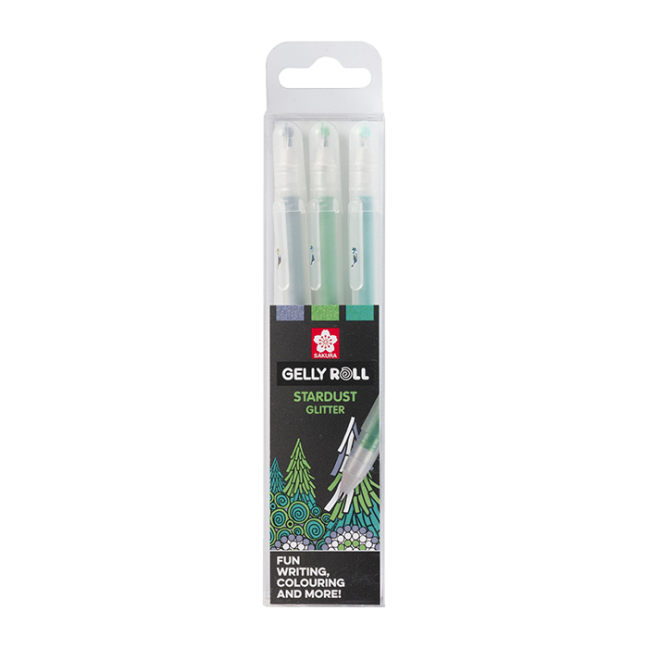 Sakura Gelly Roll Stardust set 3 pezzi - Forest