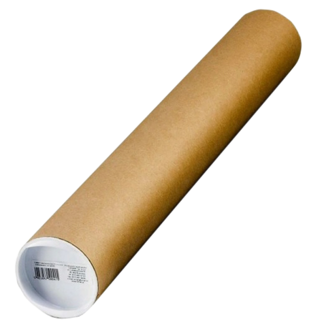 Tubo di cartone lineare 55 cm, diametro 6 cm