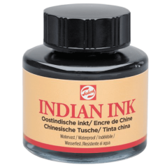Talens Indický inkoust - černý - 30ml