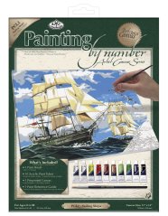 R&L Számozott kifestő vásznon – Sailing Ships