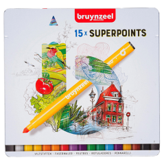 Carioci Bruynzeel Superpoints - 15 buc