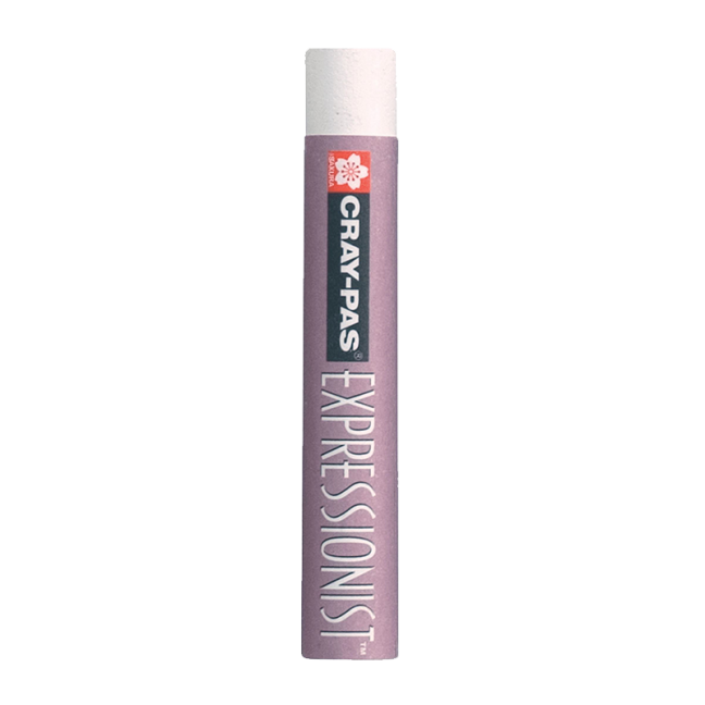 Sakura Cray-Pas Expressionist pastello a olio - Bianco