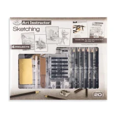 R&L Set da schizzi con istruttore – 20 pezzi