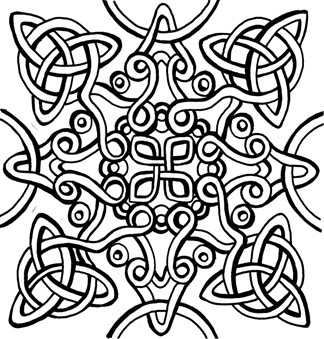 CERNIT texture in polimero - scegli il tuo motivo - CERNIT polimero: 23 - Celtic knot