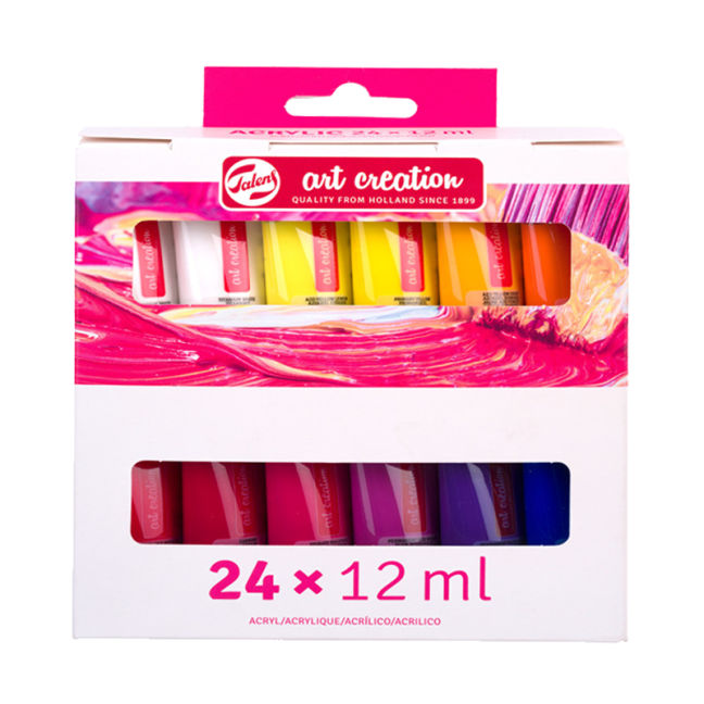 Art Creation Set akrilnih barv 24 x 12 ml