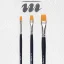 Pennelli per olio/acrilico/gouache Van Gogh 294 - set 3 pezzi - 8 - 12 - 16