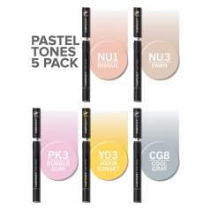 Chameleon sada 5ks - Pastel