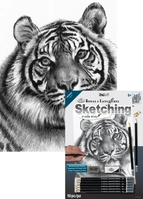 Set da disegno Royal & Langnickel con motivo - Tigre