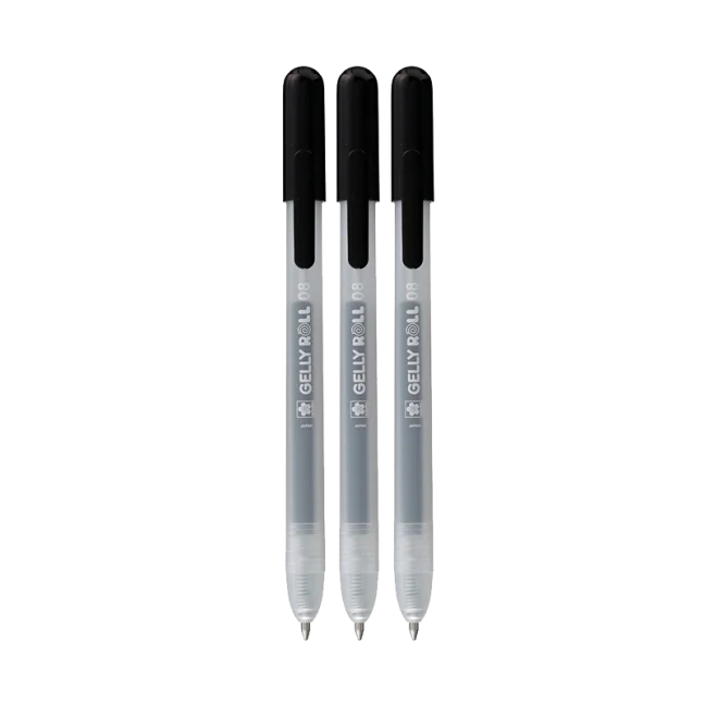 Sakura Gelly Roll Classic set di penne gel 3 pz – Black