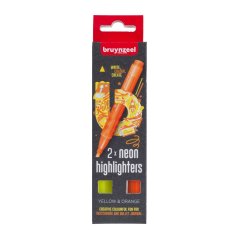 Bruynzeel popisovače 2ks - Žlutá a oranžová