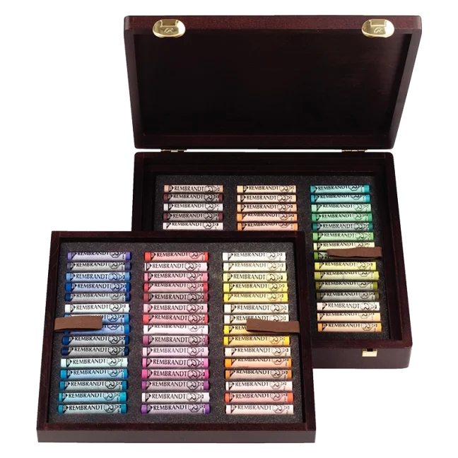 Pastelli Secchi REMBRANDT - set 90 pastelli portrait box