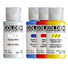 GOLDEN Fluid akrylové farby - 30 ml - vyberte odtieň
