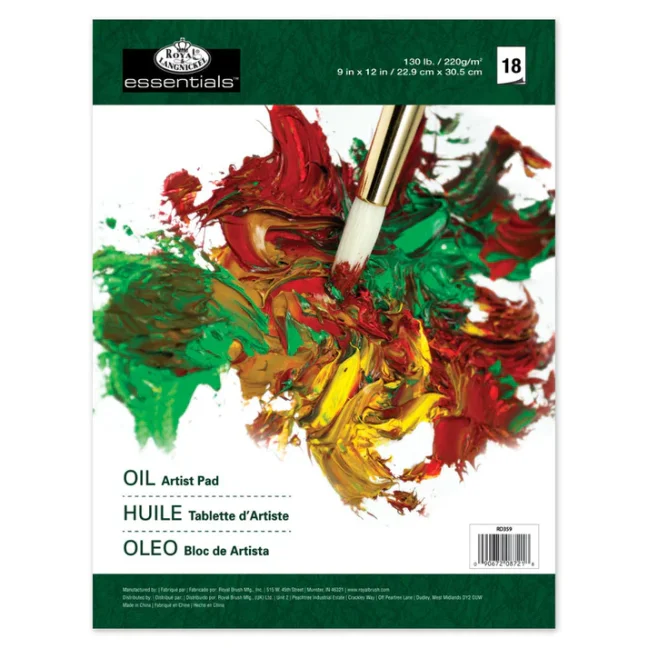 Blocco per pittura a olio Royal Langnickel 18 fogli