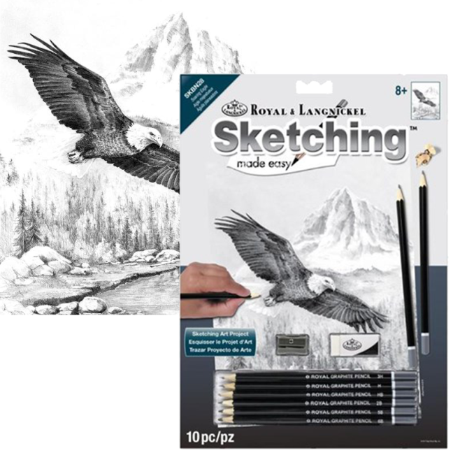 Set da disegno Royal & Langnickel con motivo - Aquila