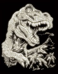 R&L Grebalica slika koja svijetli u mraku – Tyrannosaurus Rex