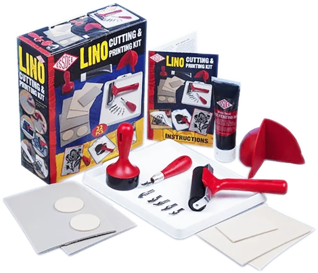 ESSDEE set da stampar e linoleum 23 tocs