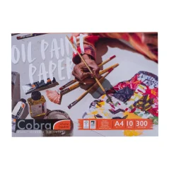 Blok papírů pro olejové barvy Cobra - A4