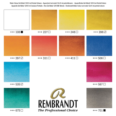 Rembrandt colori ad acquerello in scatola 12x10ml tubetti - Ritratto