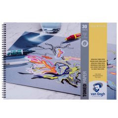 Carta colorata Van Gogh - Blu Oceano - A3, 120g, 30 fogli