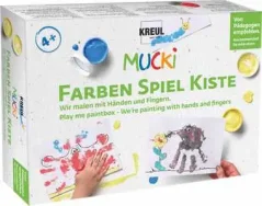 KREUL Sada farieb MUCKI – paintbox maľujeme rukami – prstové farby