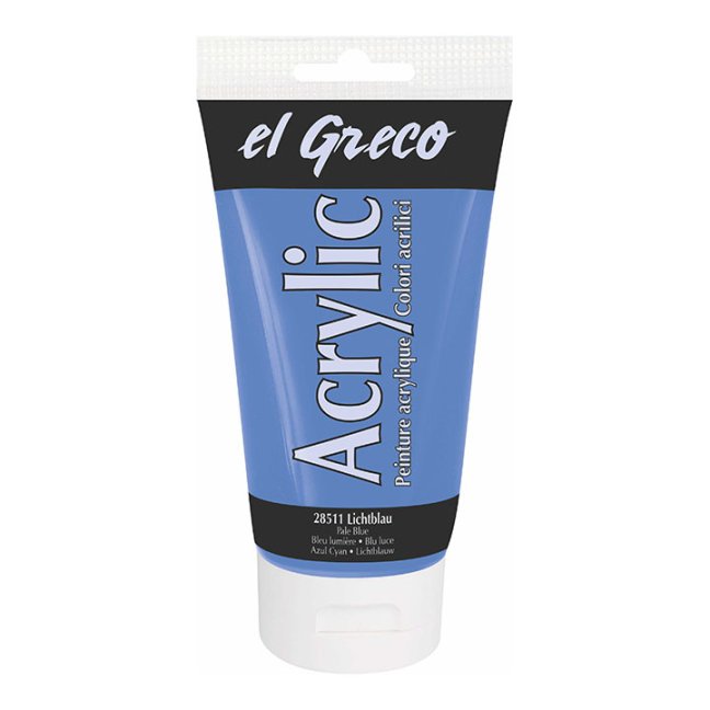 KREUL Colore acrilico El Greco 150 ml - KREUL colore acrilico El Greco 150 ml - scegli la tonalità: 28511 - Light Blue