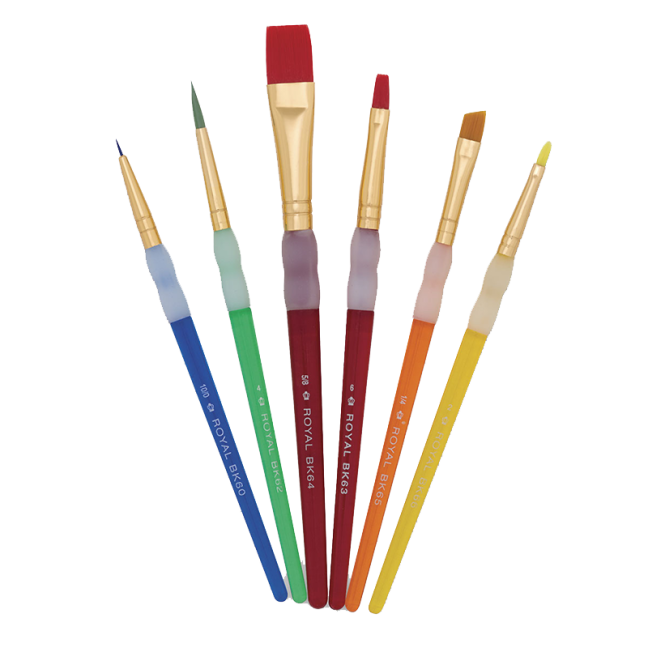 R&L Set di pennelli Big Kid's Choice – 6 pz